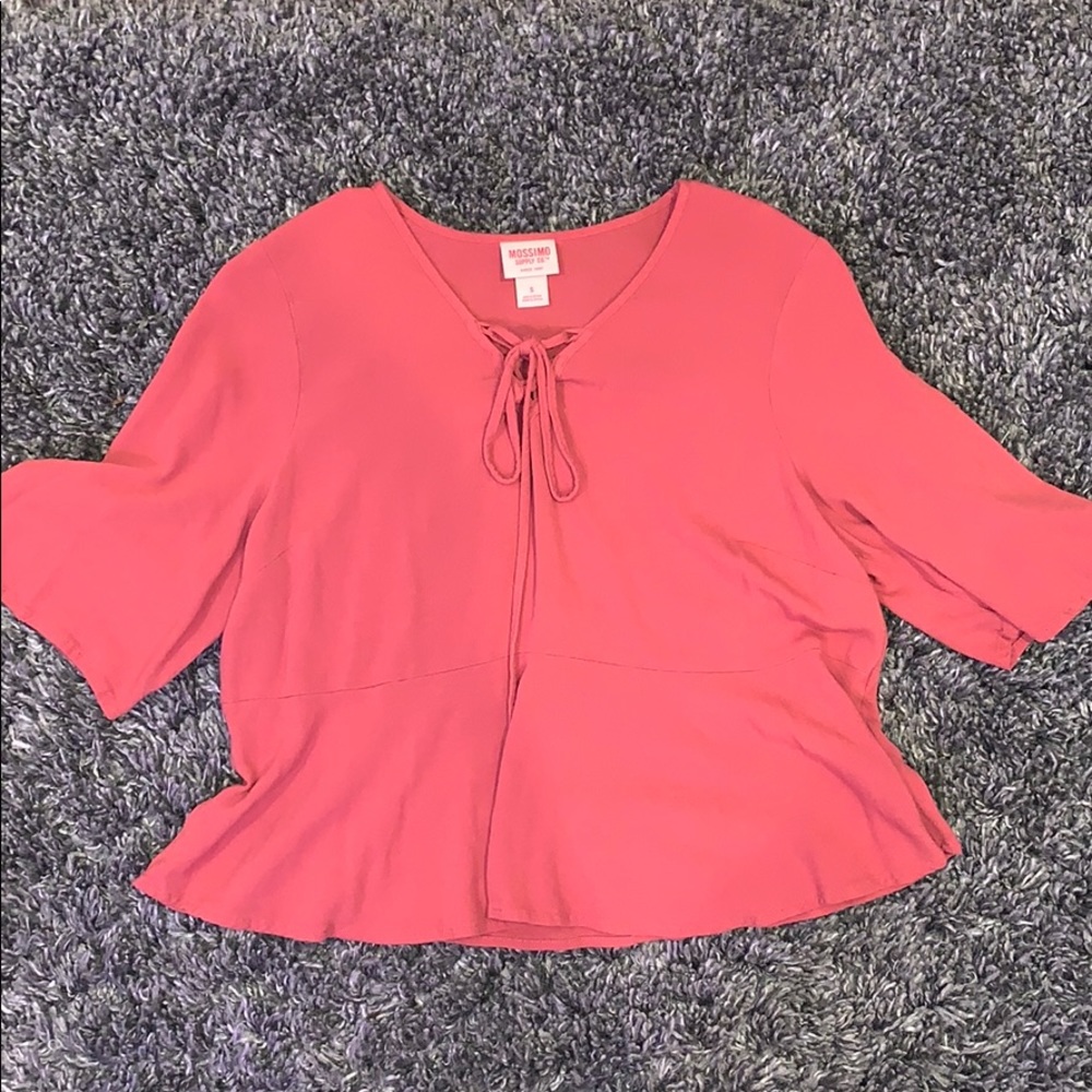 Dark orange top